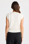 Jordi Knit Tee - Off White