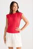 Jordi Knit Tee - Poppy