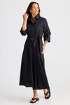 Rossellini 3/4 Sleeve Dress - Black