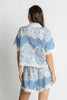 Nivina Lace Trim Shirt- Allure