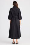 Rossellini 3/4 Sleeve Dress - Black