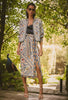 Aurora Reversible Fringe Jacket - Petinos Floros/Blue Ash