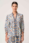 Alexis Contrast Trim Shirt - Petinos Floros