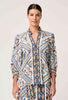 Alexis Contrast Trim Shirt - Petinos Floros