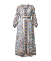 Alexis Silk Cotton Midi Dress - Petinos Floros