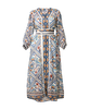Alexis Silk Cotton Midi Dress - Petinos Floros