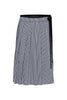 Skirt Salina - Charcoal Stripe