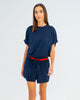 Adeline Knit Top - Navy