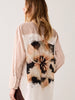 Big Flower Striped Shirt