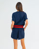 Adeline Knit Top - Navy