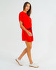 Adeline Knit Tee - Poppy