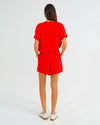 Adeline Knit Tee - Poppy