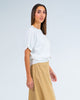 Adeline Knit Tee - Chalk