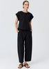 Alma Barrel Pant - Black