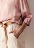 Alma Barrel Pant - Pebble