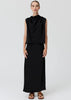 Innes Tie Neck Top - Black