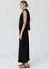 Innes Tie Neck Top - Black