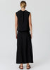 Innes Tie Neck Top - Black