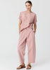 Ivy Corneli Embroidered Top - Pink/Chalk