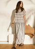 Parc Reversible Top - Ink Stripe