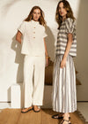 Parc Reversible Top - Ink Stripe