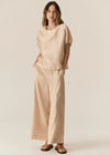 Stelle Reversible Top - Red/Natural Stripe