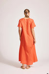 Miramar Maxi Dress - Coral
