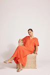 Miramar Maxi Dress - Coral