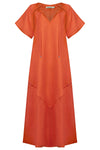 Miramar Maxi Dress - Coral