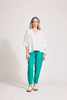 Miramar Collared Top - White