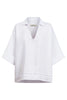 Miramar Collared Top - White