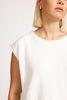 Artemis Sleeveless Knit Top - White