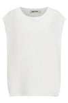 Artemis Sleeveless Knit Top - White