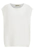 Artemis Sleeveless Knit Top - White