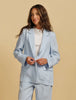 Camden Linen Jacket - Pale Blue