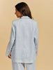 Camden Linen Jacket - Pale Blue