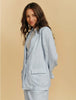 Camden Linen Jacket - Pale Blue