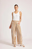 Treville Stripe Pant - Caramel