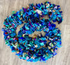 Recycled Sari Garland - Blue