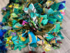 Recycled Sari Garland - Green
