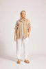 Treville Stripe Shirt - Caramel