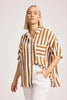 Treville Stripe Shirt - Caramel