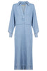 Melenia Denim Collared Dress - Denim
