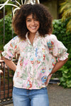 Be-You-Tiful Blouse - Pink Floral