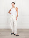 Parker Barrel Leg Jean - White