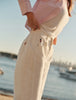 Parker Barrel Leg Jean - White