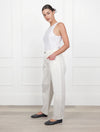 Parker Barrel Leg Jean - White