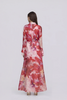 Louna Maxi Dress - Pin Red Floral