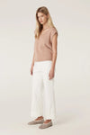 Flax Scoop Top - Terracotta