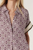Nova Blouse - Lattice Print